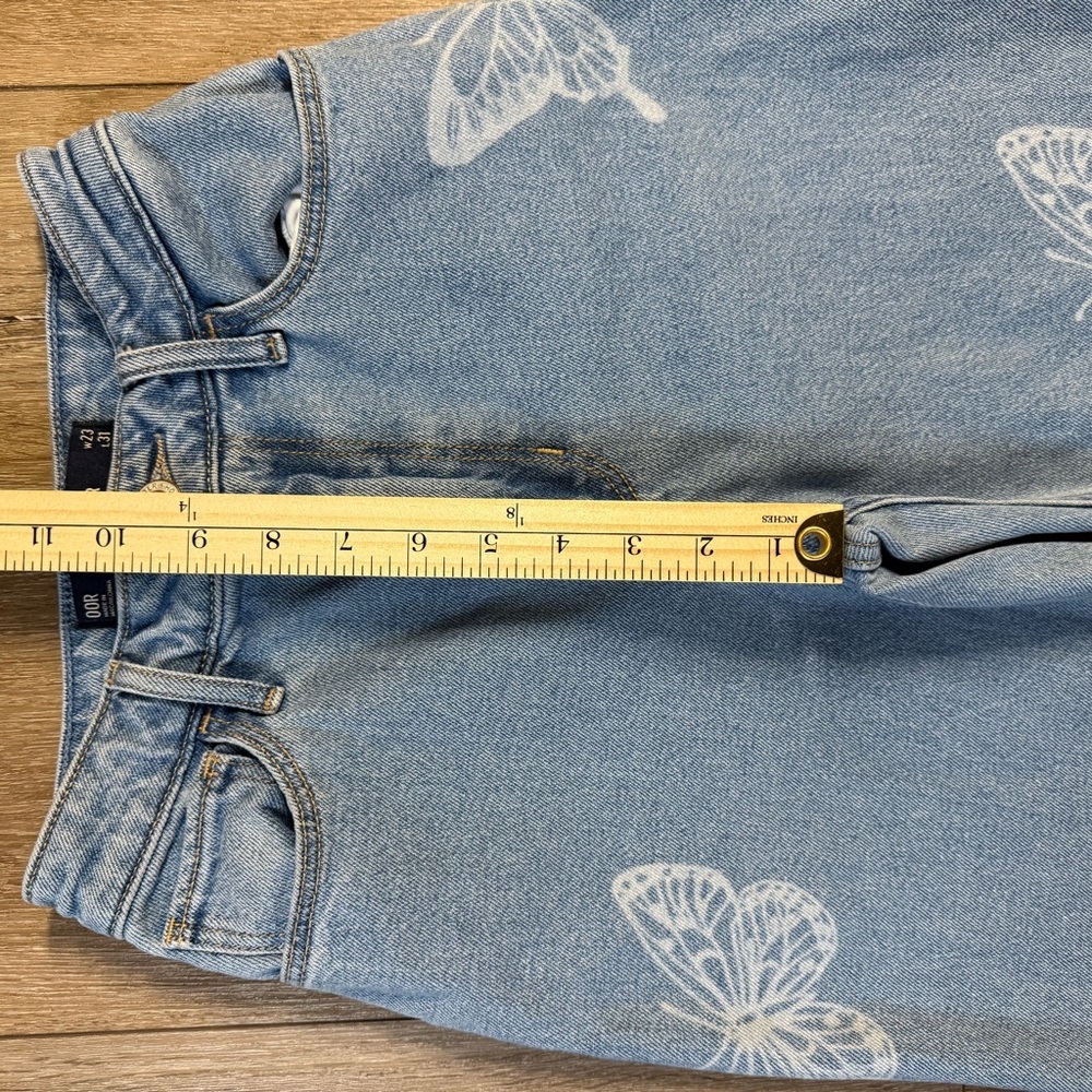 Hollister Blue Jeans with Butterfly Design - Picture 9 of 9